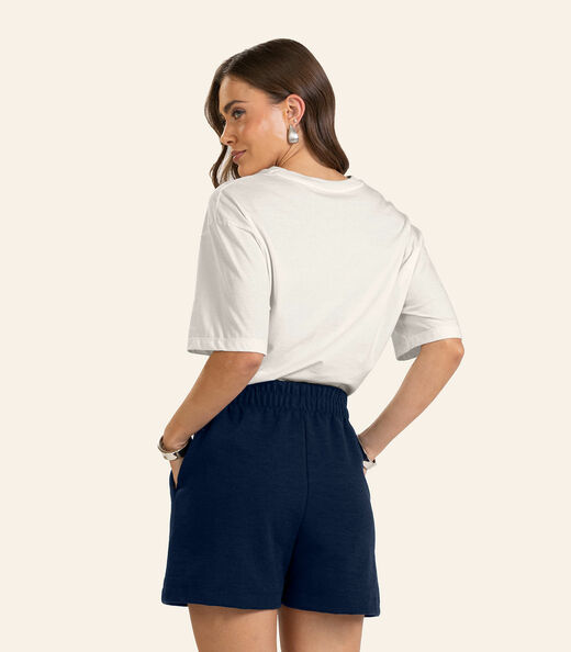 Camiseta T-shirt Feminina Endless Bege