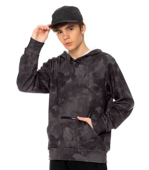 Blusão Com Capuz Rovitex teen Preto