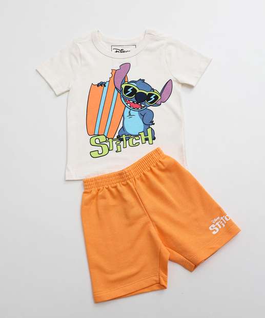 Image_Conjunto Infantil Estampa Stitch Tam 1 a 3 Laranja