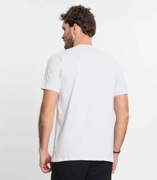 Camiseta Básica Masculina Diametro Branco