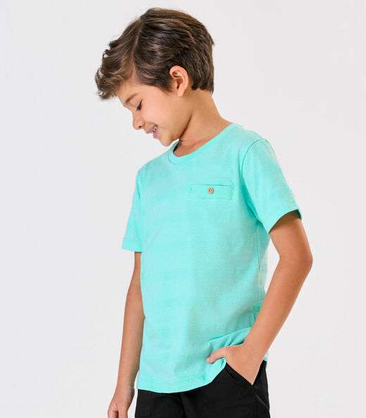 Camiseta Infantil Masculina Trick Nick Azul
