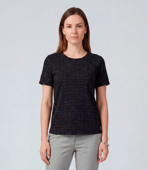 Blusa Feminina Básica Infinita Cor Preto