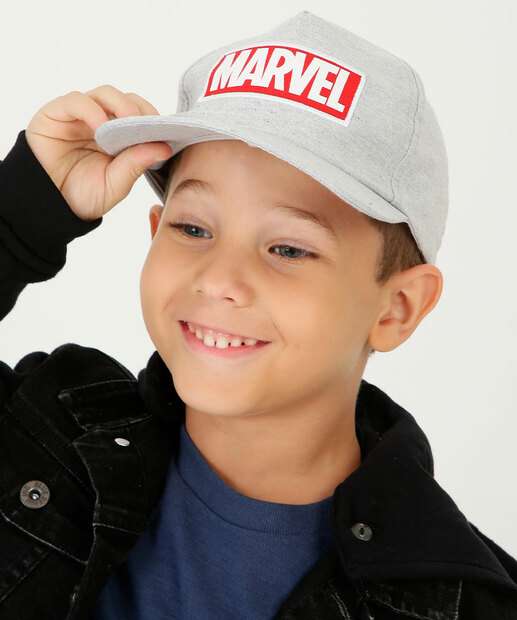 Boné Masculino Sarja Estampa Frontal Marvel