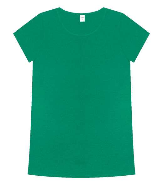 Blusa Básica Alongada Feminina Rovitex Verde