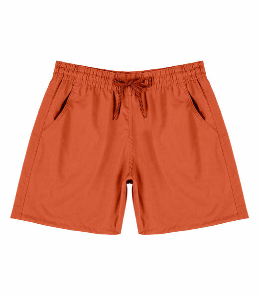 Bermuda Masculina Com Bolsos De Tactel Select Laranja