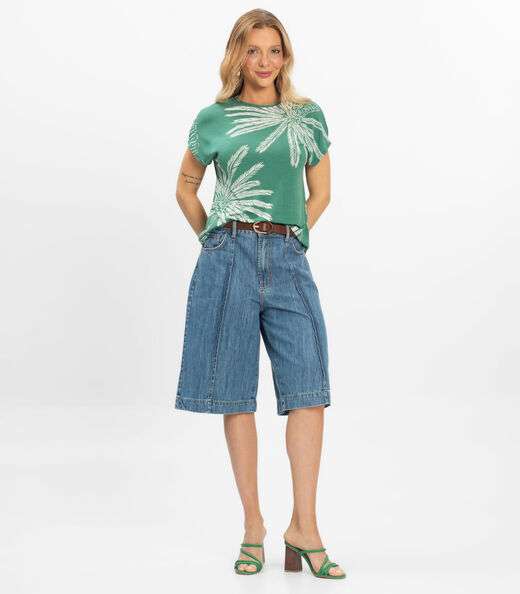 Blusa Feminina Viscotorcion Rovitex Verde