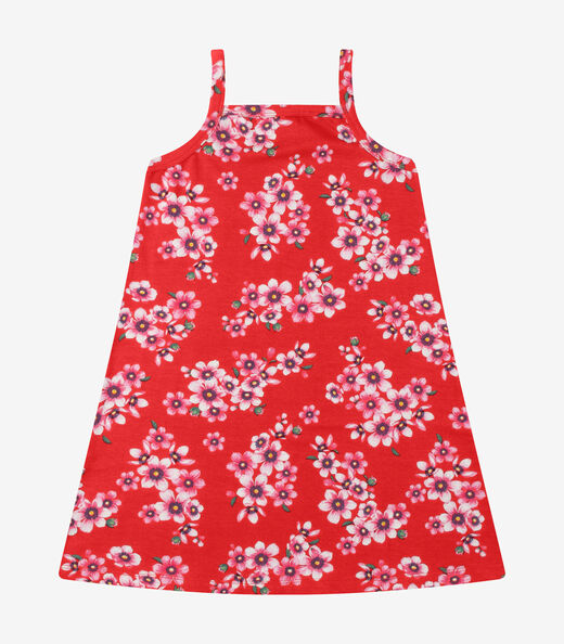 Vestido Cotton Rovi Kids Vermelho