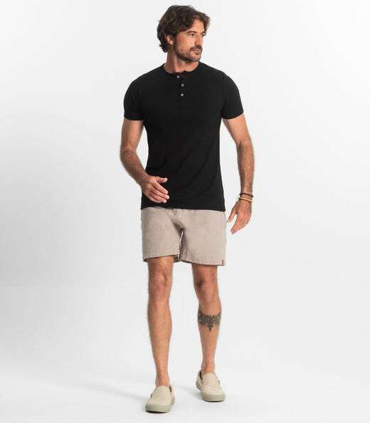 Camiseta Manga Curta Masculino Adulto Select Preto