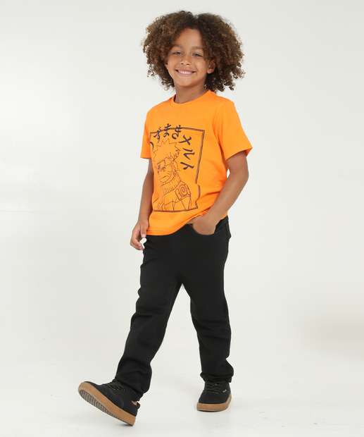 Image_Calça Infantil Jeans Slim Bolsos MR Tam 4 a 10