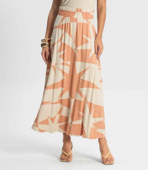 Saia Midi Endless Marrom