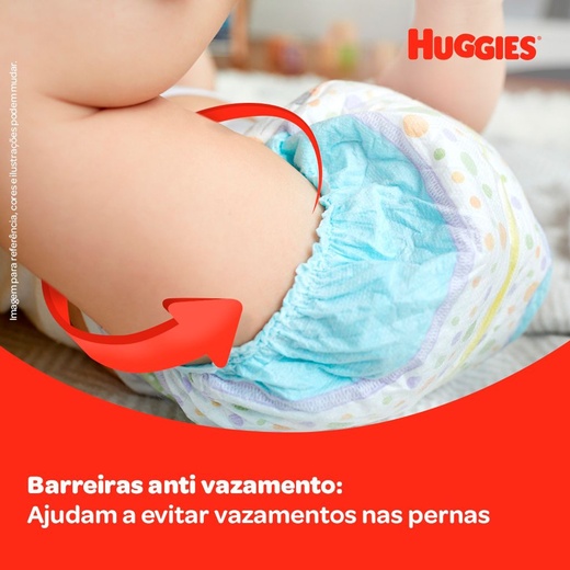 Kit 2 Fraldas Huggies Roupinha Supreme Care Mega M 36 Unidades cada