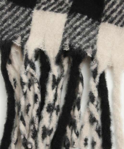 Cachecol Feminino Xadrez Marisa