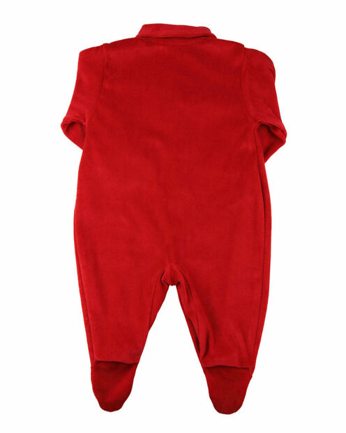 Macacão Bebê Plush 3 Pintinhos Piu Piu - Vermelho