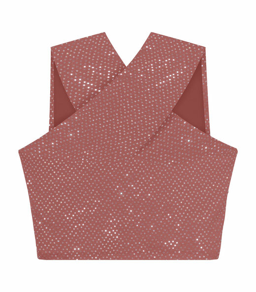 Blusa Cropped Feminina Transpassada Endless Unica