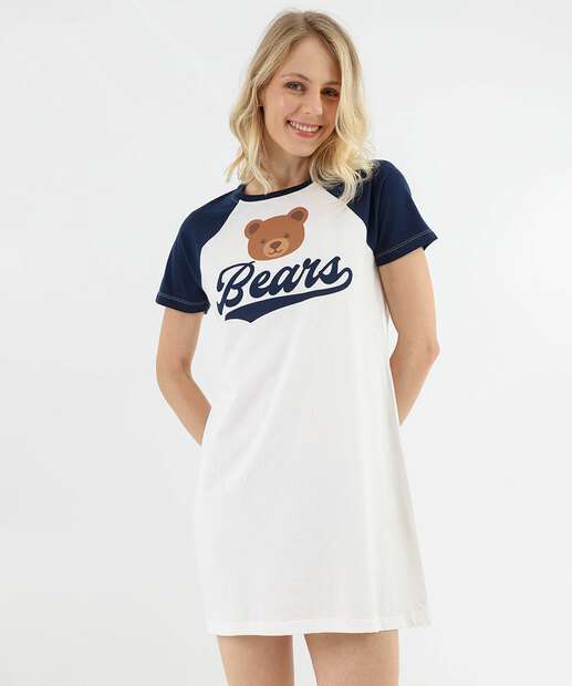 Image_Camisola Estampada Manga Curta Marisa Off White