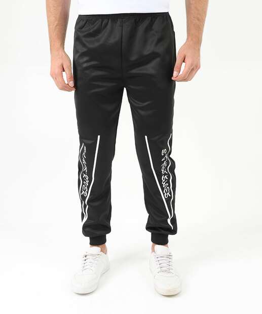 Calça Masculina Moletinho Jogger Bolsos 
