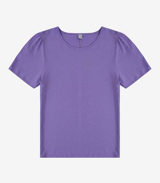 Blusa Feminina Em Viscose Infinita Cor Roxo