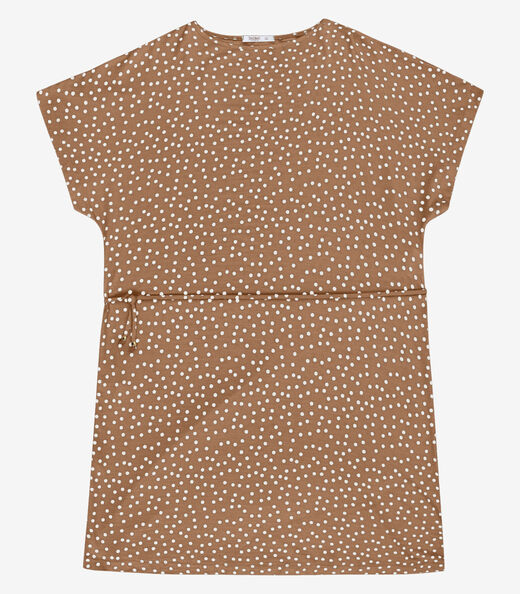 Image_Vestido Feminino Curto Estampado Secret Glam Marrom