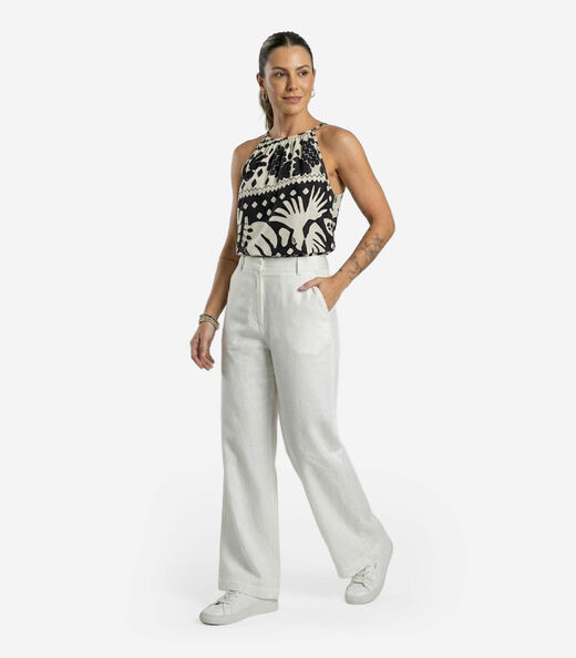 Blusa Feminina de Alça Infinita Cor Preto