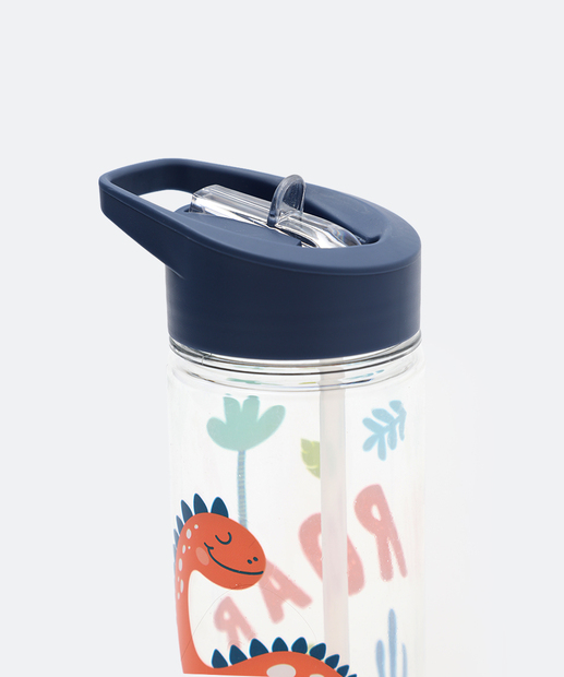 Garrafa Squeeze Dinossauro Marisa 400ML Azul