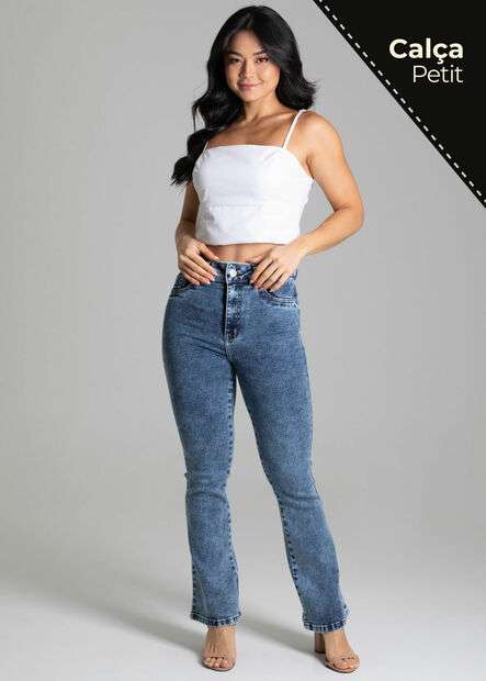 Calça Jeans Sawary Boot Cut Petit - 278616