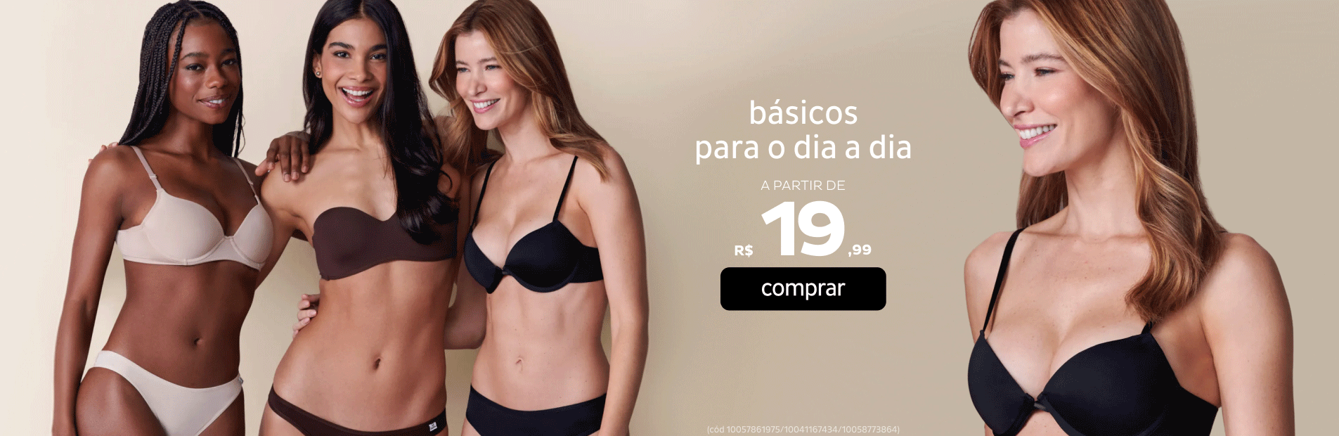 Basicos para o dia a dia a partir de R$19,99