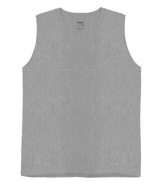 Regata Masculina Básica Rovitex Cinza