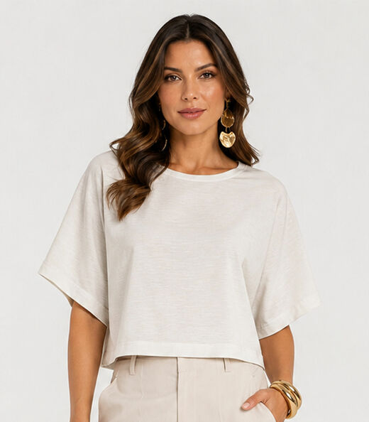 Image_Blusa Feminina Em Malhão Flamé Infinita Cor Bege