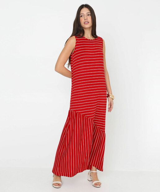 Image_Vestido Longo Feminino Listrado Marisa