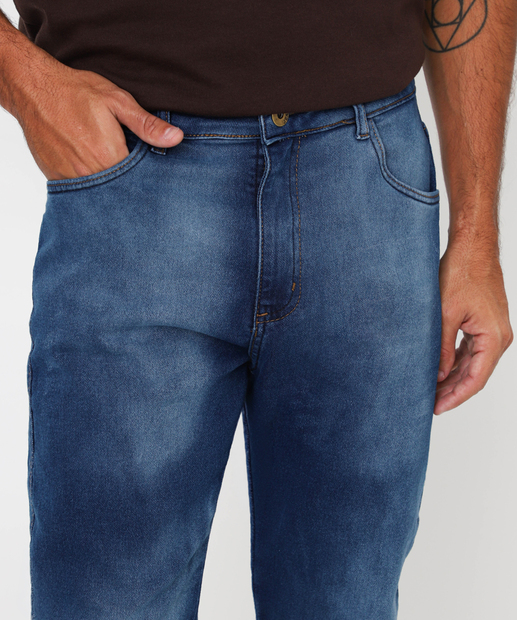 Calça Masculina Jeans Skinny Jezzian Azul
