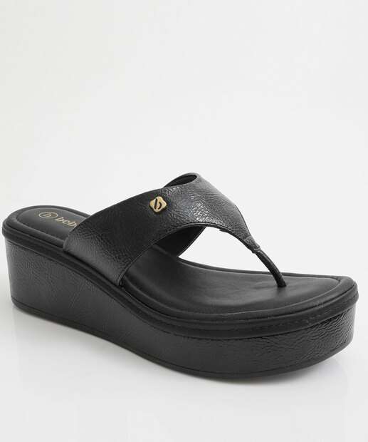 Image_Tamanco Feminino Flatform Bebecê Preto
