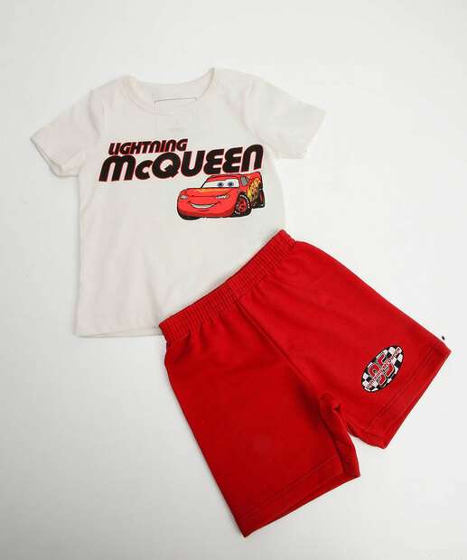 Conjunto Infantil Estampa Os Carros Disney Tam 1 a 3