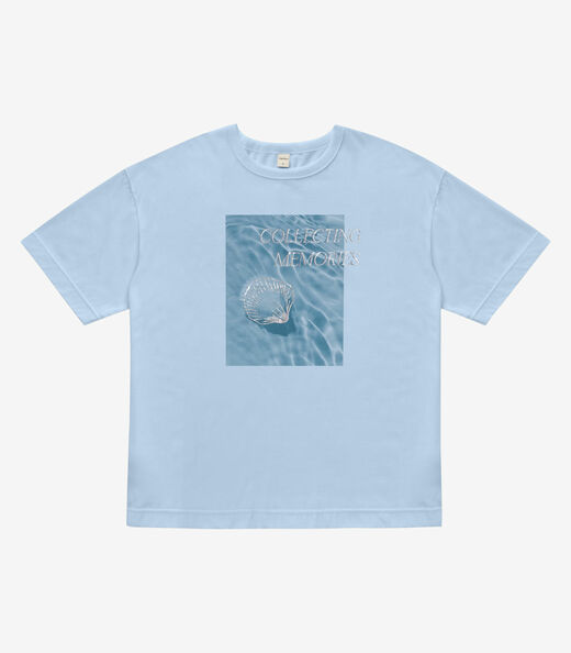 Image_T- shirt Overzised Meia Malha Feminina Rovitex Azul