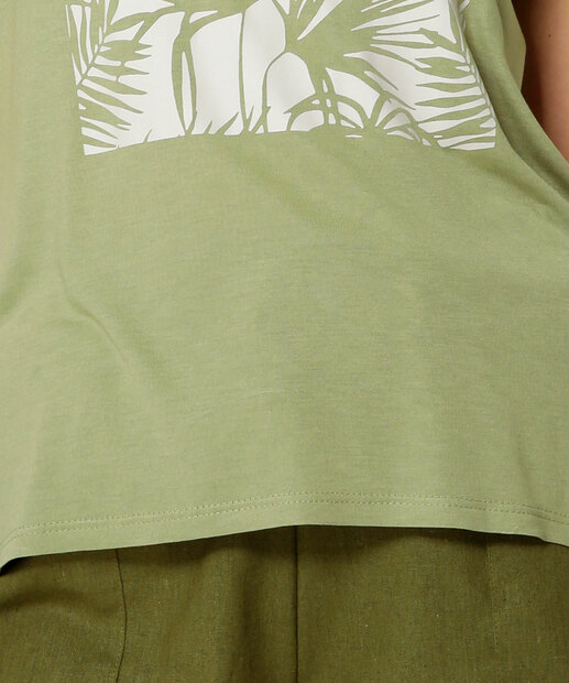 Blusa Feminina Estampada Manga Curta Marisa