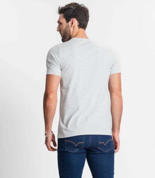 Camiseta Masculina Diametro Cinza