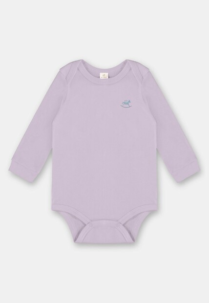 Body Manga Longa em Suedine Unissex para Bebê Up Baby