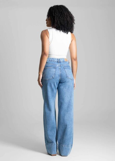Calça Jeans Sawary Wide Leg - 282579