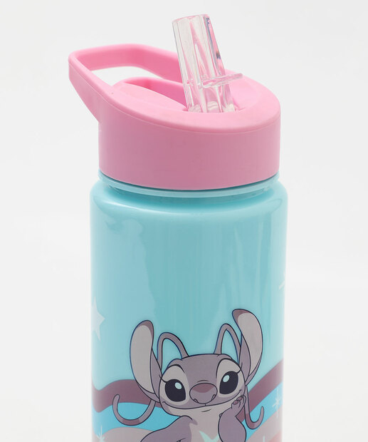 Garrafa Squeeze Estampa Stitch Disney 680ML Azul
