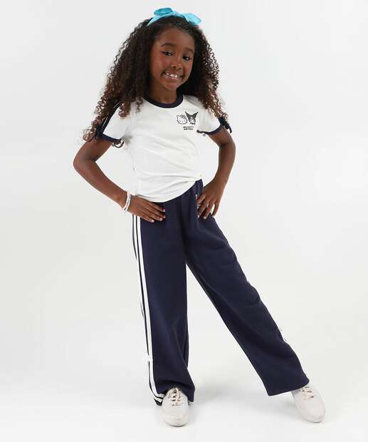 Blusa Infantil Hello Kitty Tam 4 a 10 Off White