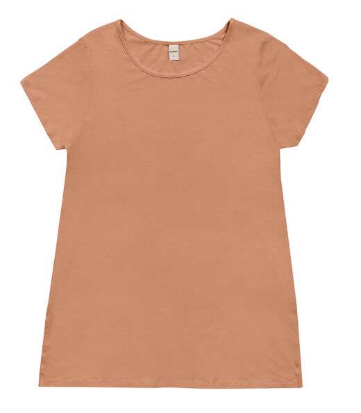 Blusa Básica Alongada Feminina Rovitex Marrom