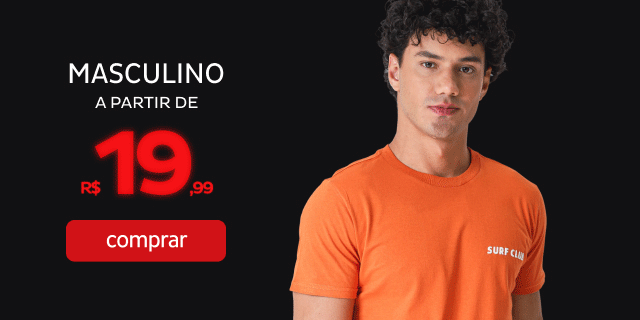 Masculino a partir de R$19,99