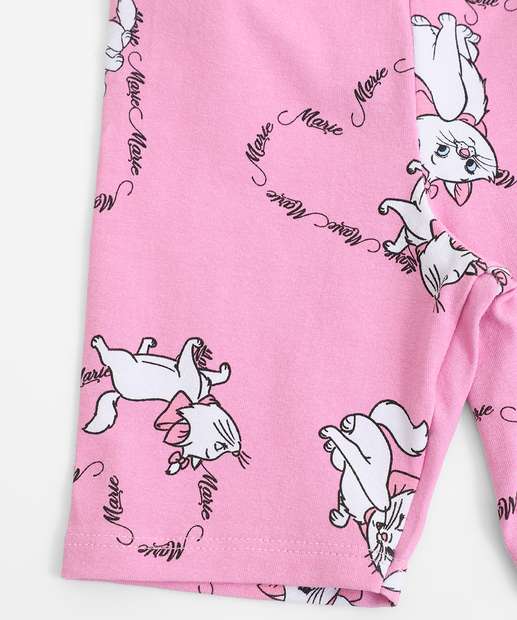 Bermuda Infantil Ciclista Marie Disney Tam 1 a 3