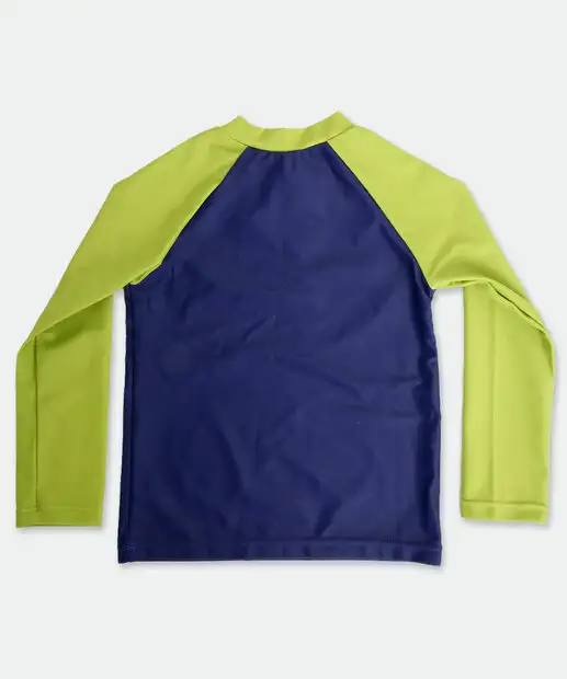 Conjunto Infantil Praia Proteção UV Marisa TAM 1 a 4 Azul