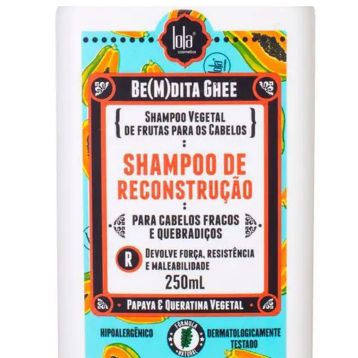 Shampoo Lola Bendita Ghee Mamao 250ml