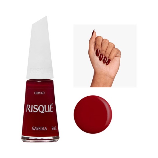 Image_Kit c/9 Risque Esmalte Cremoso Cor: Gabriela
