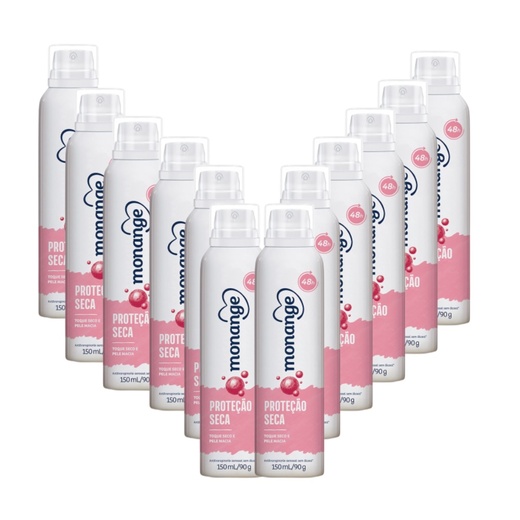 Image_Kit 12x Desodorante Monange Aerosol Proteção Seca 150ml