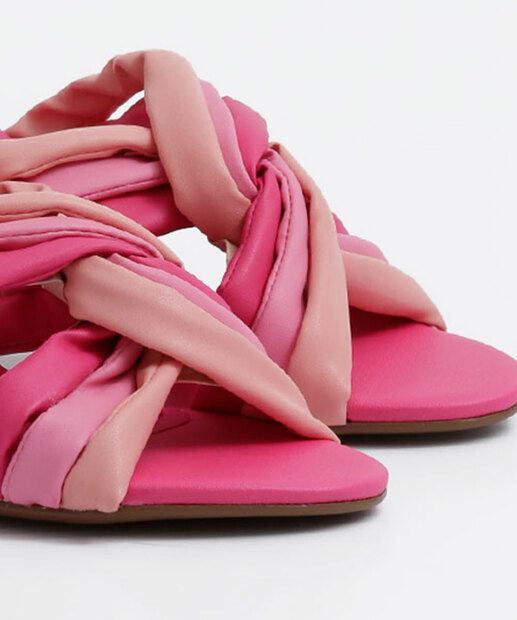 Tamanco Feminino Salto Grosso Tiras Bebecê