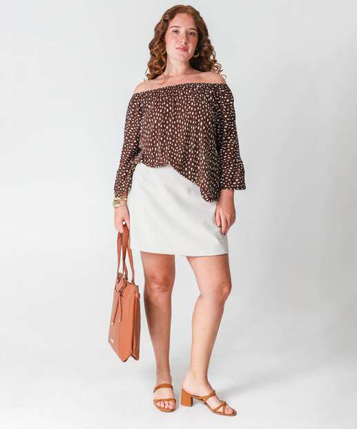 Image_Shorts Saia Plus Size Feminino Marisa Bege