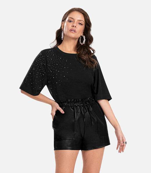 Image_Camiseta Feminina Manga Curta Endless Preto