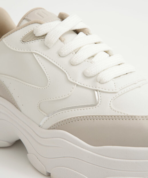 Tênis Feminino Chunky Sneaker Recorte Marisa Branco